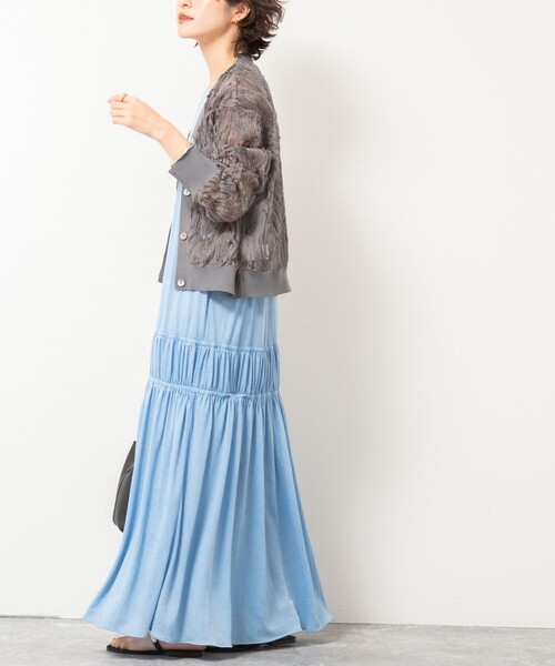 「Rie Miller」 カーディガン 38 キナリ レディース_画像8
