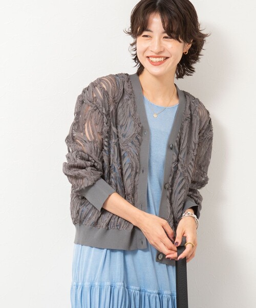 「Rie Miller」 カーディガン 38 キナリ レディース_画像9