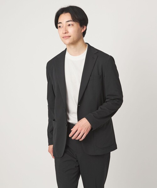 tシャツ A+ COOL ミジンボーダー ビズ クルーネック カットソー Tシャツ -接触冷感・吸水速乾- メンズの画像