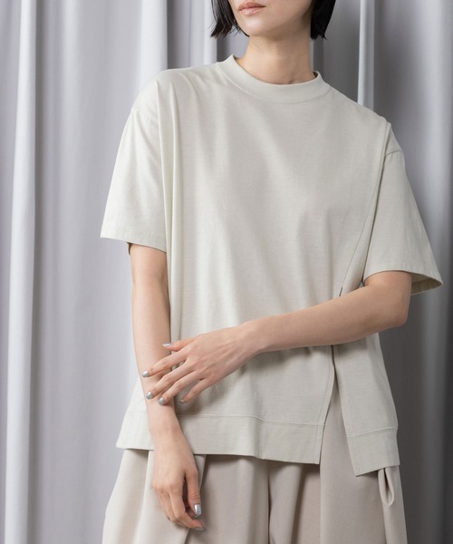 tシャツ ベーシックTシャツ レディースの画像