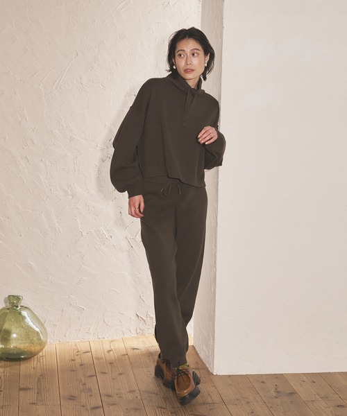 「Audrey and John Wad」 イージーパンツ FREE オフホワイト レディース_画像2
