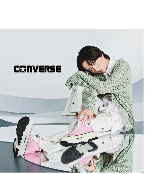 CONVERSE（コンバース） ハイカットスニーカー 5h ピンク メンズ