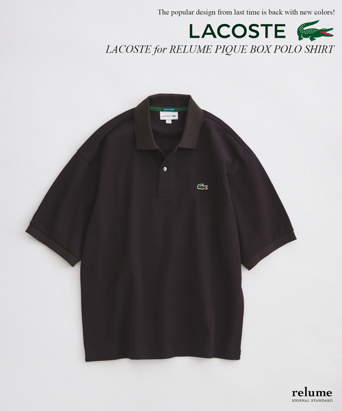 LACOSTE（ラコステ） ポロシャツ 別注 ボックスシルエット ポロシャツ
