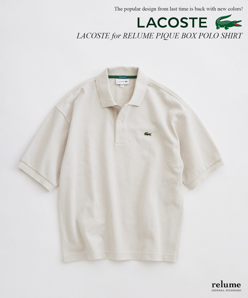 LACOSTE（ラコステ） ポロシャツ 別注 ボックスシルエット ポロシャツ