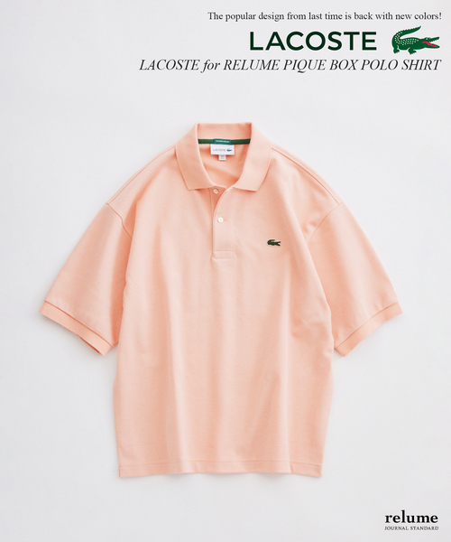 LACOSTE（ラコステ） ポロシャツ 別注 ボックスシルエット ポロシャツ