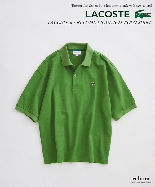 LACOSTE（ラコステ） ポロシャツ 別注 ボックスシルエット ポロシャツ