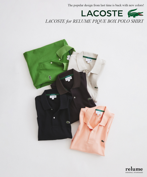 LACOSTE（ラコステ） ポロシャツ 別注 ボックスシルエット ポロシャツ