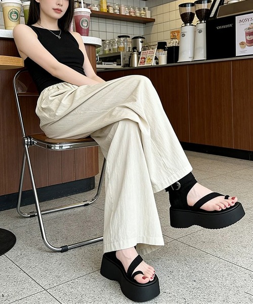 shopnikoniko（ショップにこにこ） サンダル レッグカバーデザイン