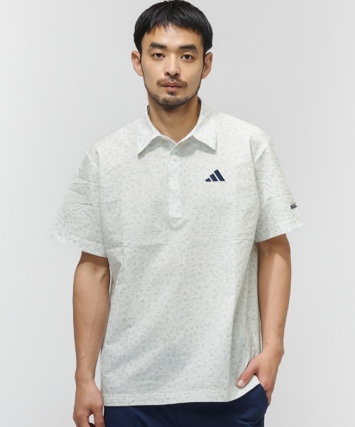 adidas（アディダス） ポロシャツ マイクロフローラルプリントSSシャツ