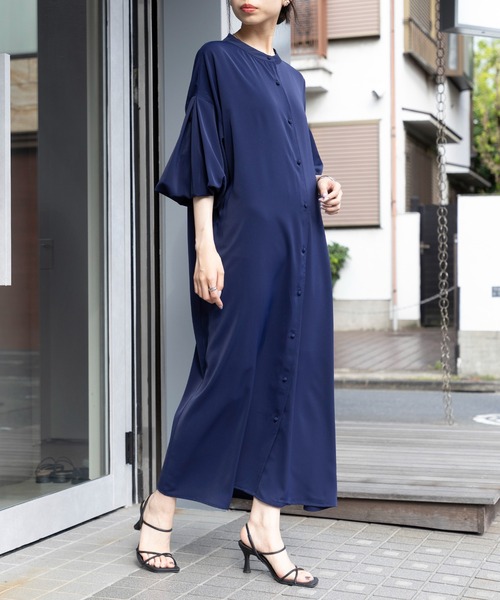 「SETUP7」 「maison breeze」長袖ワンピース FREE アイボリー レディース_画像5