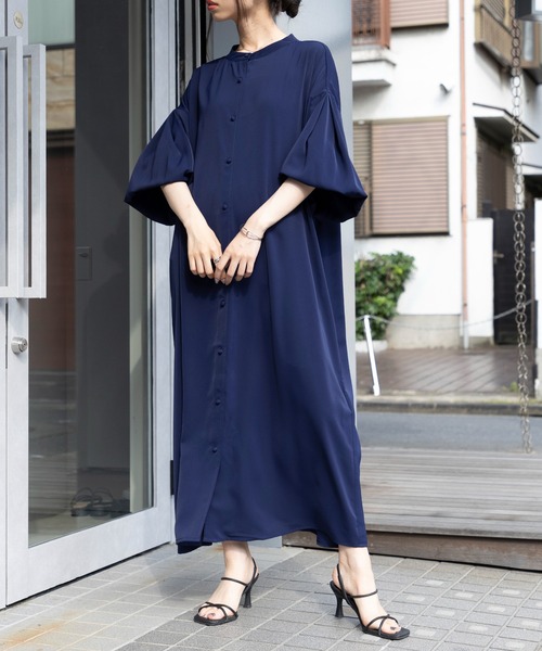 「SETUP7」 「maison breeze」長袖ワンピース FREE アイボリー レディース_画像6