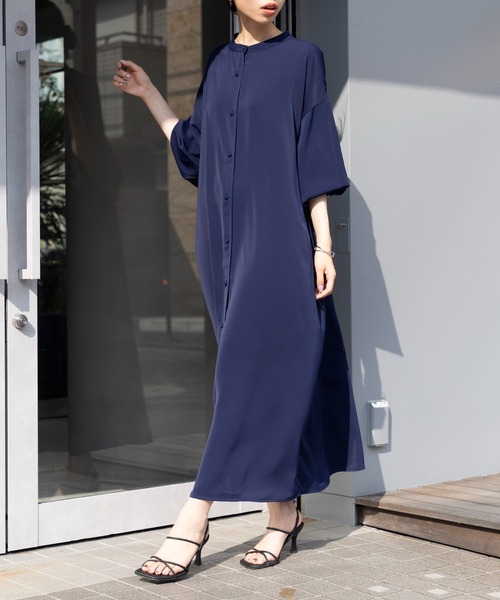 「SETUP7」 「maison breeze」長袖ワンピース FREE アイボリー レディース_画像7