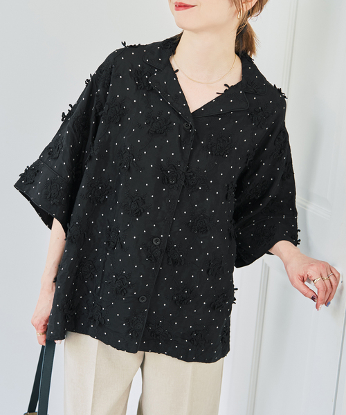 Spick＆Span（スピック アンド スパン） ブラウス シャツ crinkle