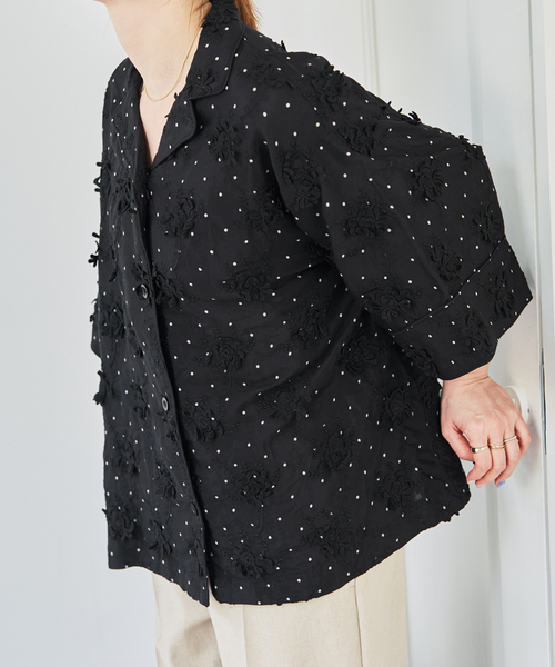 Spick＆Span（スピック アンド スパン） ブラウス シャツ crinkle