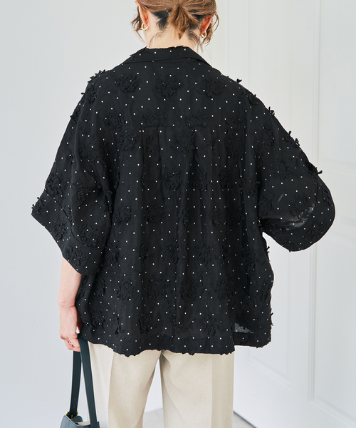 Spick＆Span（スピック アンド スパン） ブラウス シャツ crinkle