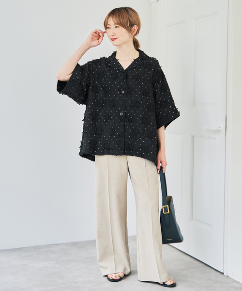 Spick＆Span（スピック アンド スパン） ブラウス シャツ crinkle