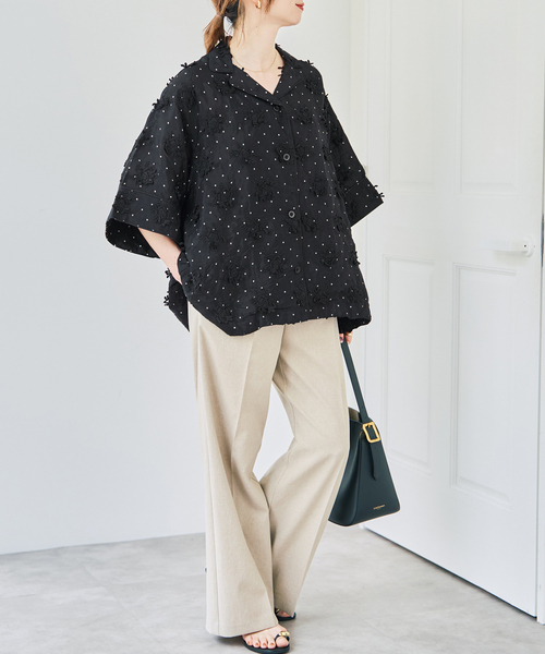 Spick＆Span（スピック アンド スパン） ブラウス シャツ crinkle