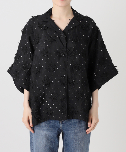 crinkle crinkle crinkle 刺繍 シャツ スピック&スパン Spick＆Span（スピック アンド スパン） ブラウス シャツ crinkle