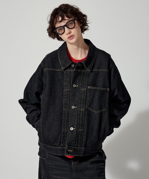 WETTEMPT デニムジャケット SMALL ブラック メンズ : ZOZOTOWN Yahoo