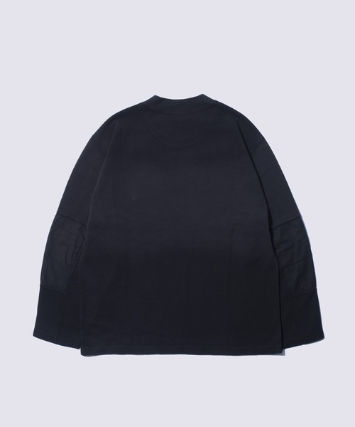 「and wander」 長袖Tシャツ L ベージュ メンズ_画像2