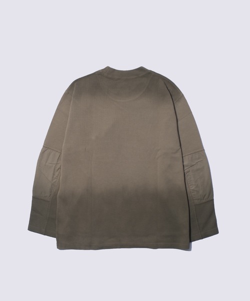 「and wander」 長袖Tシャツ L ベージュ メンズ_画像3