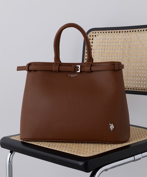 「U.S. POLO ASSN.」 2WAY御徒面子 FREE 赤銅色 レディース