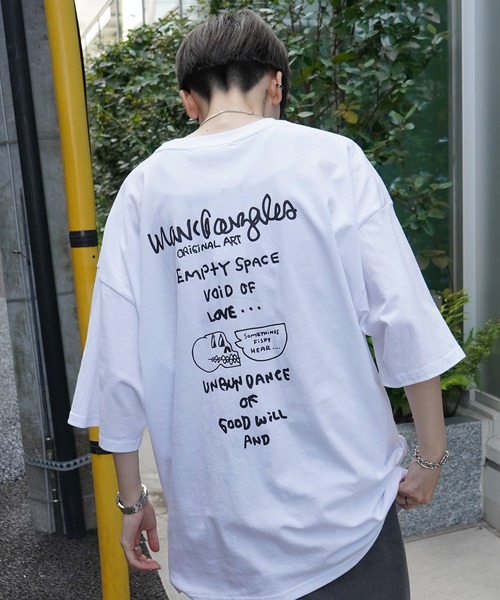 「Mark Gonzales」 半袖Tシャツ M ホワイト メンズ_画像8