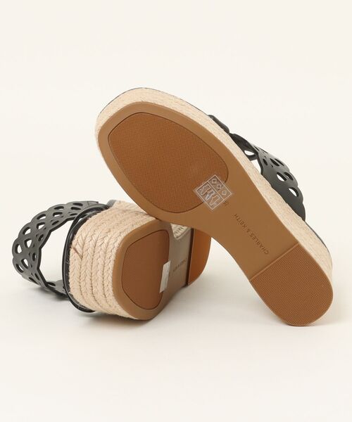 Charles&keith エスパドリーユ CHARLES ＆ KEITH（チャールズ&キース） サンダル カットアウト