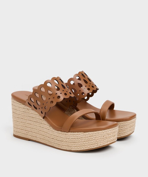 CHARLES ＆ KEITH（チャールズ&キース） サンダル カットアウト