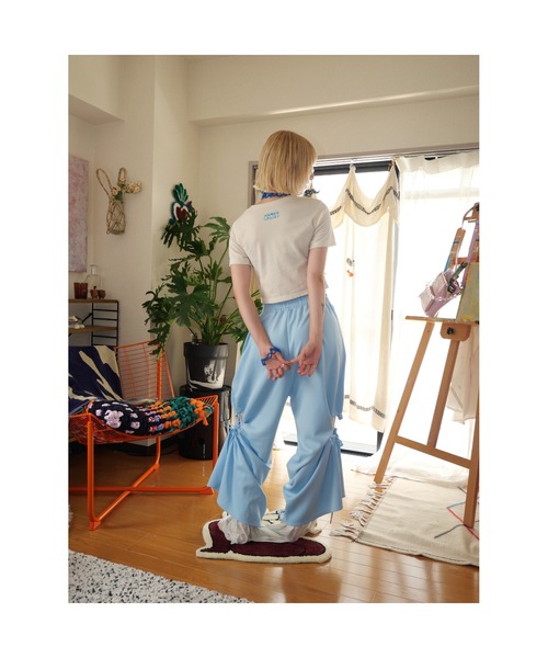 「PAMEO POSE」 半袖Tシャツ FREE アイボリー レディース_画像5