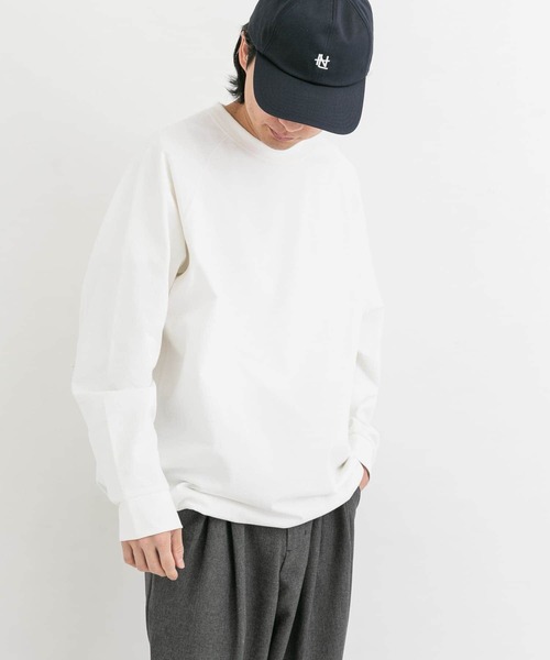 「EKAL」 長袖Tシャツ MEDIUM ホワイト メンズ_画像2