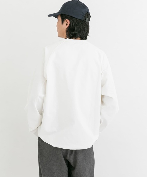「EKAL」 長袖Tシャツ MEDIUM ホワイト メンズ_画像4