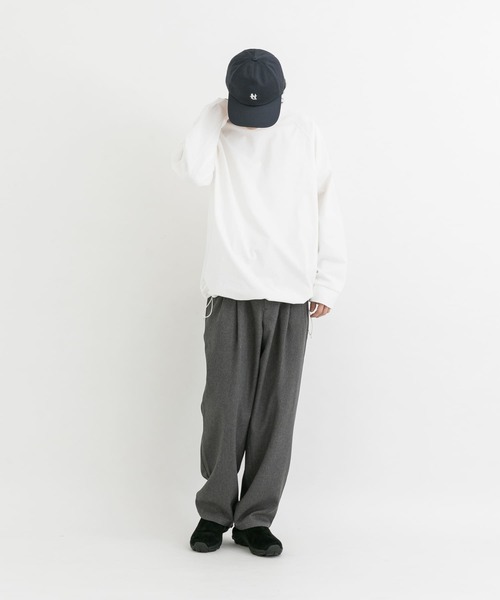 「EKAL」 長袖Tシャツ MEDIUM ホワイト メンズ_画像6