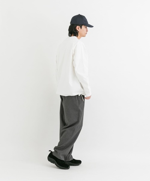 「EKAL」 長袖Tシャツ MEDIUM ホワイト メンズ_画像7