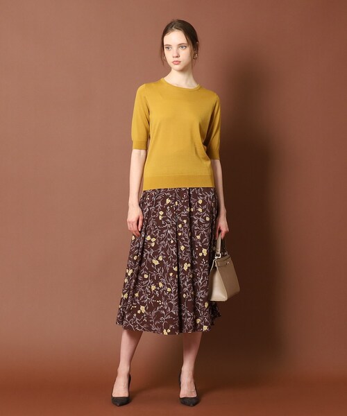 「DRESSTERIOR」 半袖ニット 36 ブラック レディース_画像10