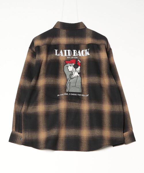 「Red Cap Girl」 長袖シャツ LARGE ホワイト レディース_画像6