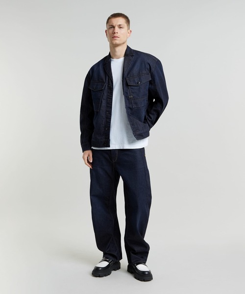 G-STAR RAW 「G-STAR」 デニムジャケット MEDIUM インディゴブルー