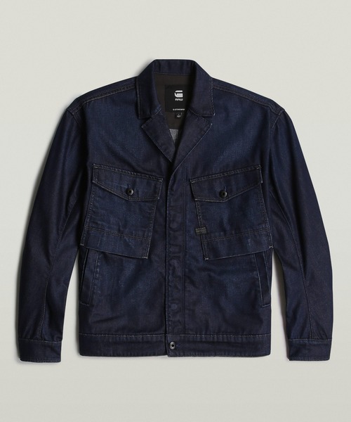 G-STAR RAW 「G-STAR」 デニムジャケット MEDIUM インディゴブルー