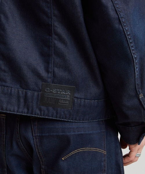G-STAR RAW 「G-STAR」 デニムジャケット MEDIUM インディゴブルー G-STAR RAW 「G-STAR」 デニムジャケット MEDIUM インディゴブルー