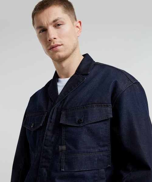 G-STAR RAW 「G-STAR」 デニムジャケット MEDIUM インディゴブルー