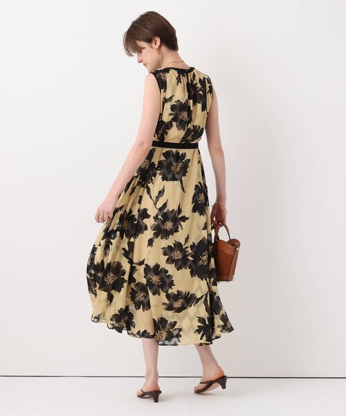 「allureville」 ノースリーブワンピース 1 ネイビー レディース_画像4