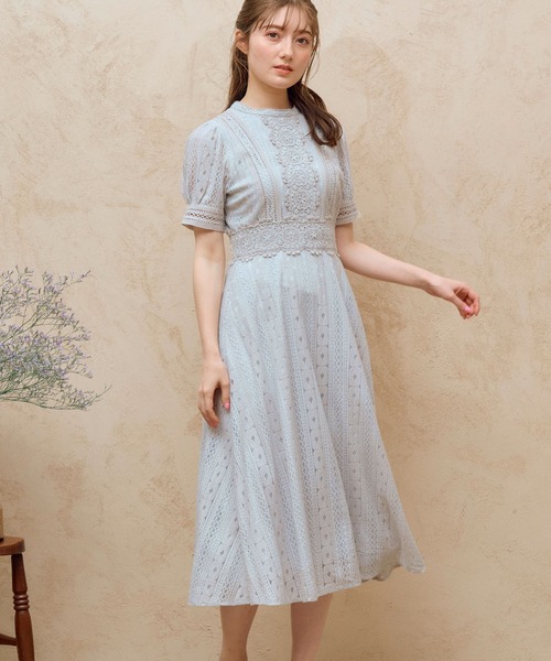 「NOELA」 半袖ワンピース S ピンク レディース_画像4