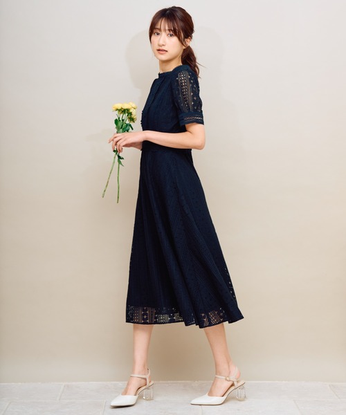 「NOELA」 半袖ワンピース S ピンク レディース_画像7