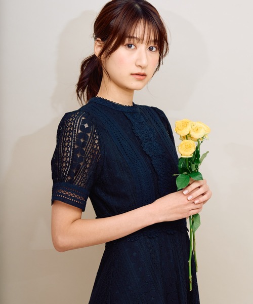 「NOELA」 半袖ワンピース S ピンク レディース_画像8