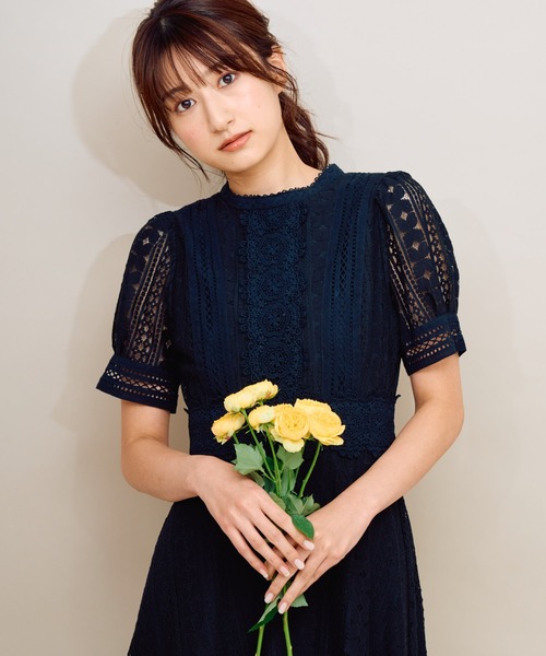 「NOELA」 半袖ワンピース S ピンク レディース_画像9