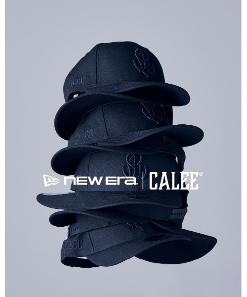 New Era × CALEE コラボ キャップ ブラック 黒 帽子 CALEE（キャリー） キャップ「NEW ERAコラボ」 FREE ブラック メンズ