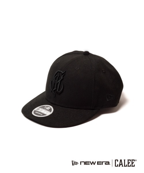 New Era × CALEE コラボ キャップ ブラック 黒 帽子 CALEE（キャリー） キャップ「NEW ERAコラボ」 FREE ブラック メンズ