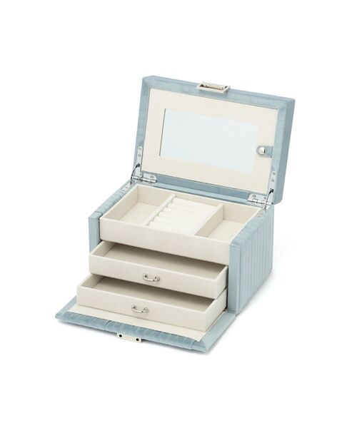 Francfranc（フランフラン） 収納 ギャザー ジュエリーボックス S