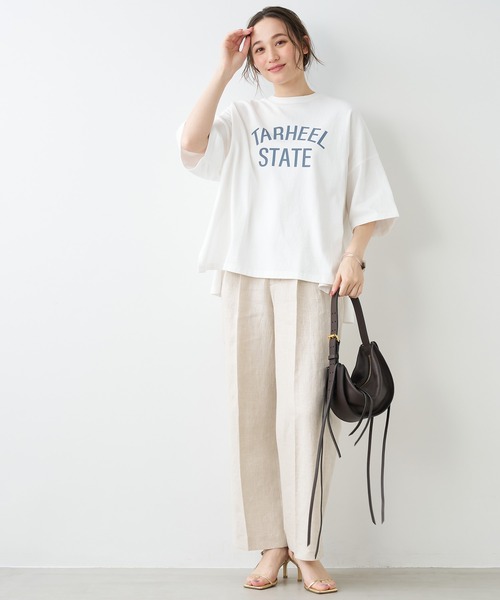 「STAR&STRIPE」 「MICA&DEAL」7分袖カットソー FREE ブルー レディース_画像2