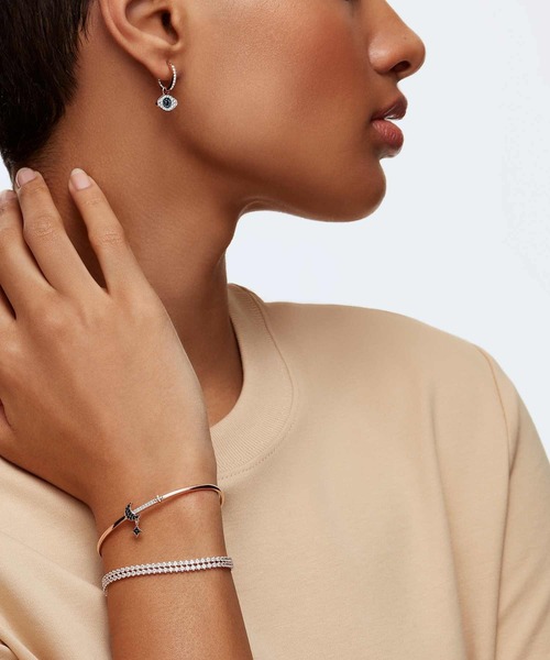 SWAROVSKI ピアス 「公式」「スワロフスキー」Symbolica フープ